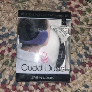 Cuddle dud behind the ear, ear muffs!!